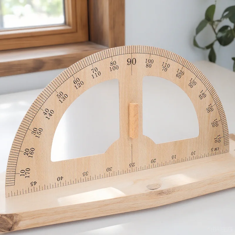 

Large Wooden Ruler Teacher Measuring Tool Teaching Aid Reusable Measuring Instrument for Classroom Geometry Teaching