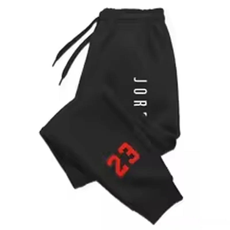 New Autumn/Winter Men's and Women's Sports Pants with Fashionable Letter Prints Casual and Stylish Athletic Trousers for Adults.