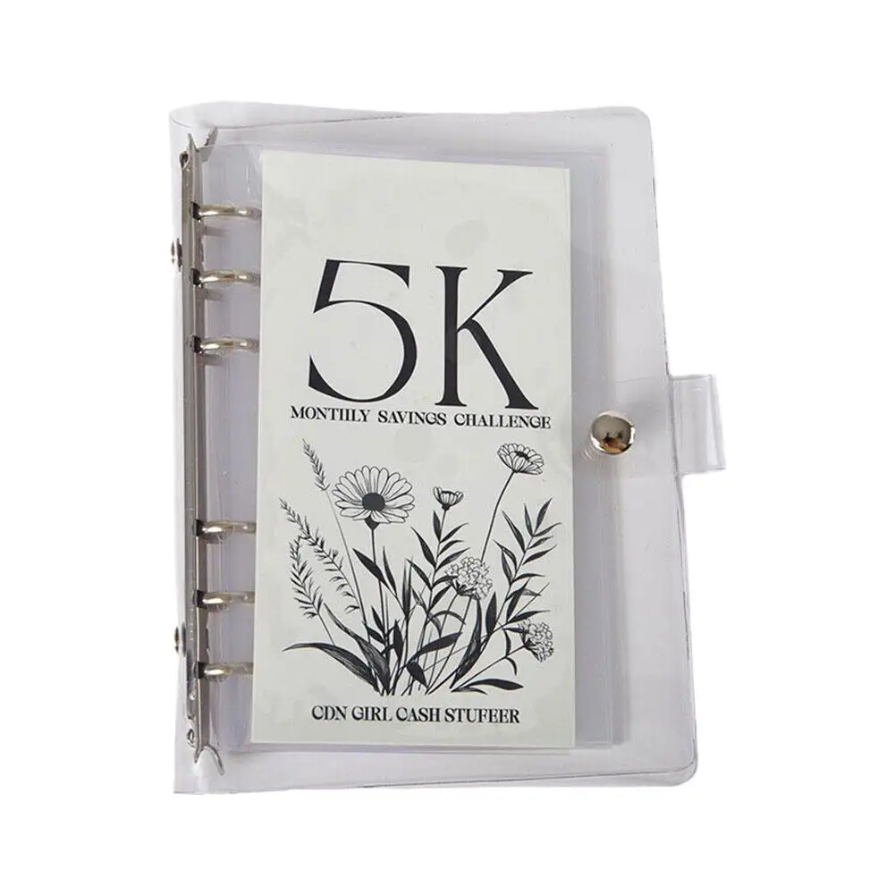 NEW 2024 12-Months Envelopes Money Saving Challenge Funny 2.5K/5K/10K To Save Envelope Planner Kit Challenge HIGH-END Budge O7G1