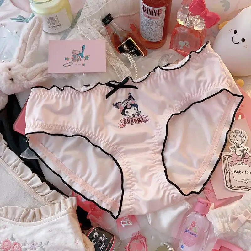 Hot Anime Kuromi Lingerie Sexy Women Kawaii Sweetheart Cartoon Style Women's Panties Student Underwear Japanese Women T Panties