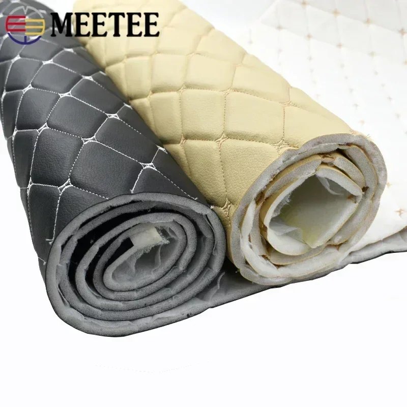 45*160cm Synthetic Leather Fabric for Car Floor Mat Embroidery PVC Fabrics Seat Decoration Faux Leathers Trims DIY Wall Craft