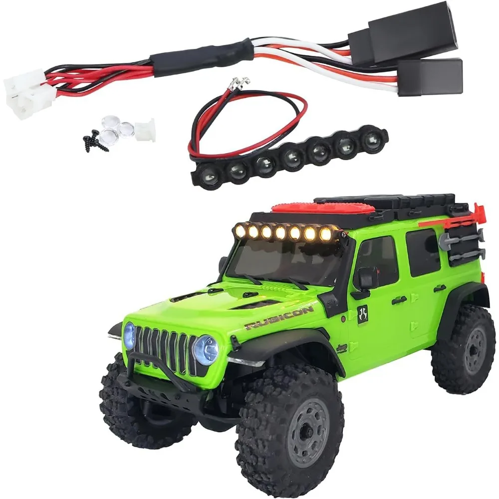 

RC Car Roof Lamp LED Circular Light Beads for Axial 1/30 SCX30
