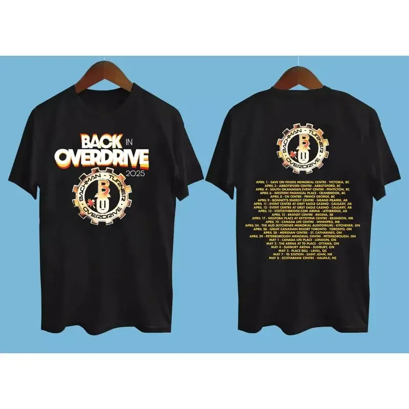 Bachman Turner Overdrive Tour 2025 Gift For Fan S to 5XL 2-sides T-shirt