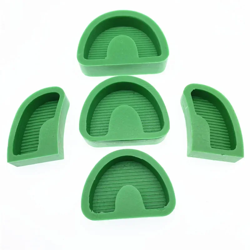 

1set Dental Lab Silicone Rubber Plaster Model Base Molds Mould On Stone With Tonguel / no Tonguel