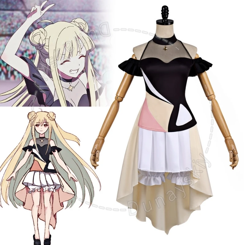 

New Arrival Kaguya Tsukimi Stage Dress Shorts Anime Cosmic Princess Kaguya Performance Dress Full Cosplay Idol Iroha‌ Stage