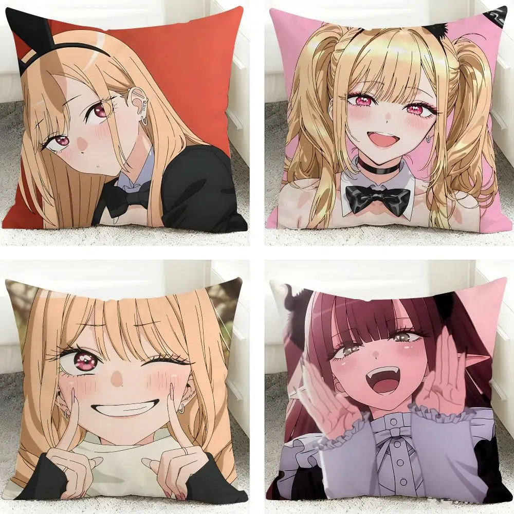 My Dress-Up D-Darling Cushion Cover 40x40cm Square Decorative Sofa Cushion Cover Bedroom Living Room Home Decor Gift