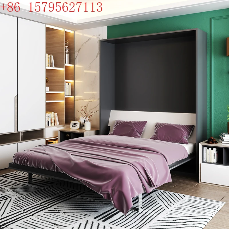 

The elderly solid wood intelligent multi-functional sofa invisible bed, hanging foot model, electric remote control turning bed