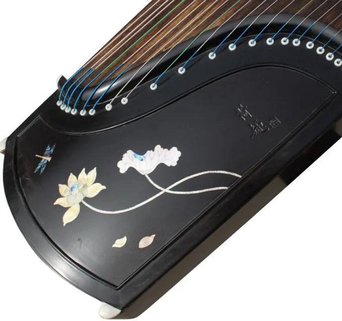 

Ebony Shell Carving Guzheng Manufacturers Direct Portable Performance Test Instrument