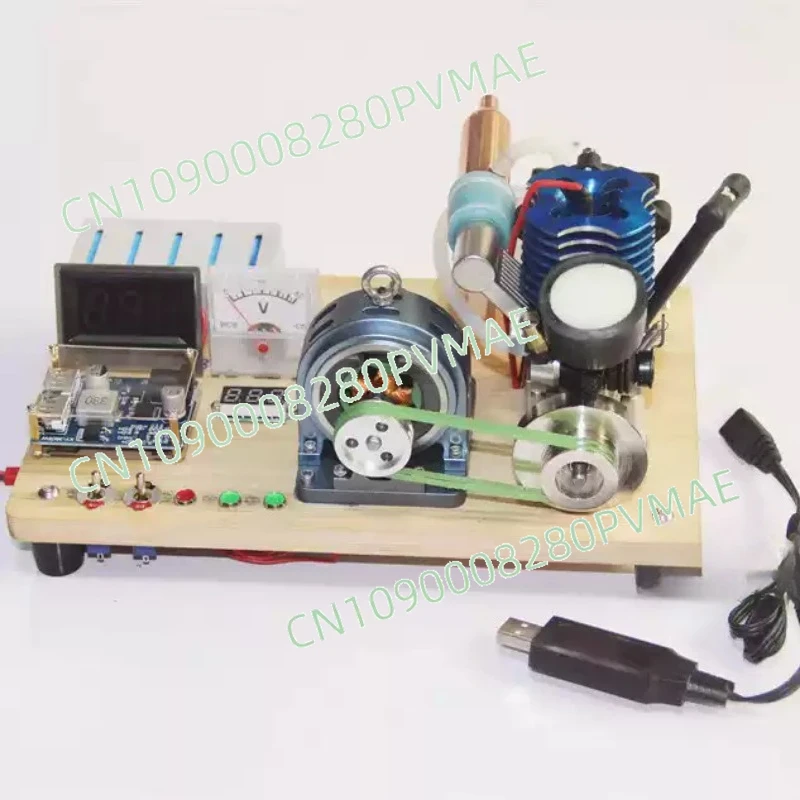 High Power DIY Generator Accessories，Pure Copper Movement Metal Casing Generator Motor With Screws Teaching Model Gift