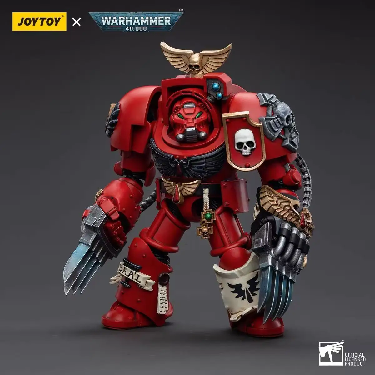 

В наличии Dark Source JOYTOY Warhammer 40k 1/18 Blood Angels Assault Terminators Brother Tyborel Action Doll Коллекция игрушек