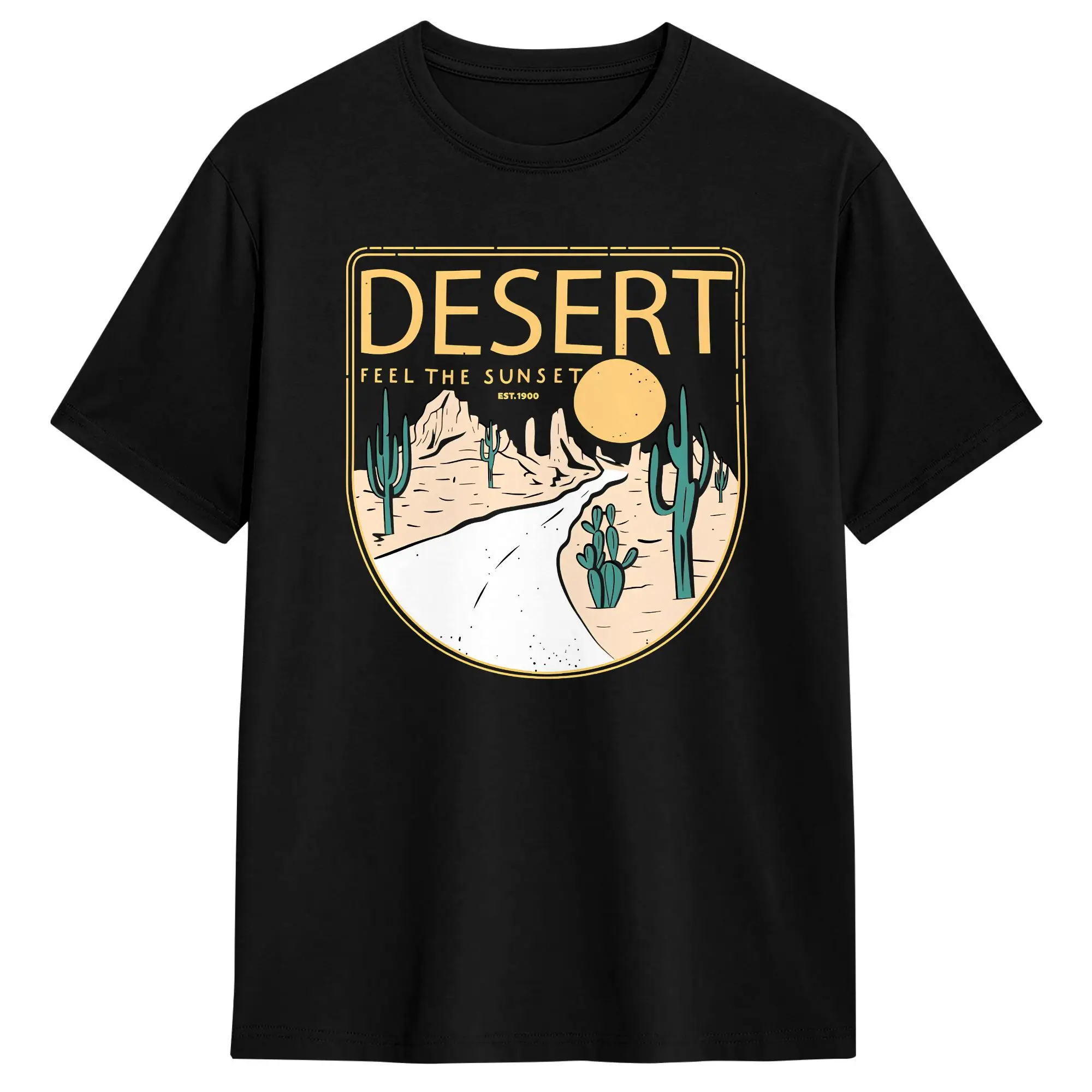 Men T-Shirt ESPIONAGE RUST DESERT T Shirts Hip Hop  Summer Tees Y2K Basic Pure Cotton Clothes Gift