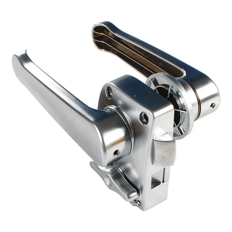 Double unlocking inside and outside, trailer, RV, caravan, toilet, zinc alloy door lock