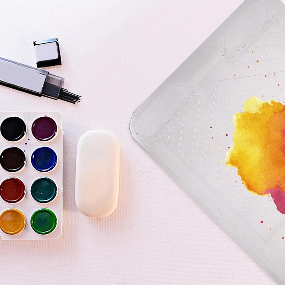 

4Pcs Plastic Paint Tray for DIY Projects Wall Painting Supplies Easy Cleanup Design Paint Supplies for Painting Walls