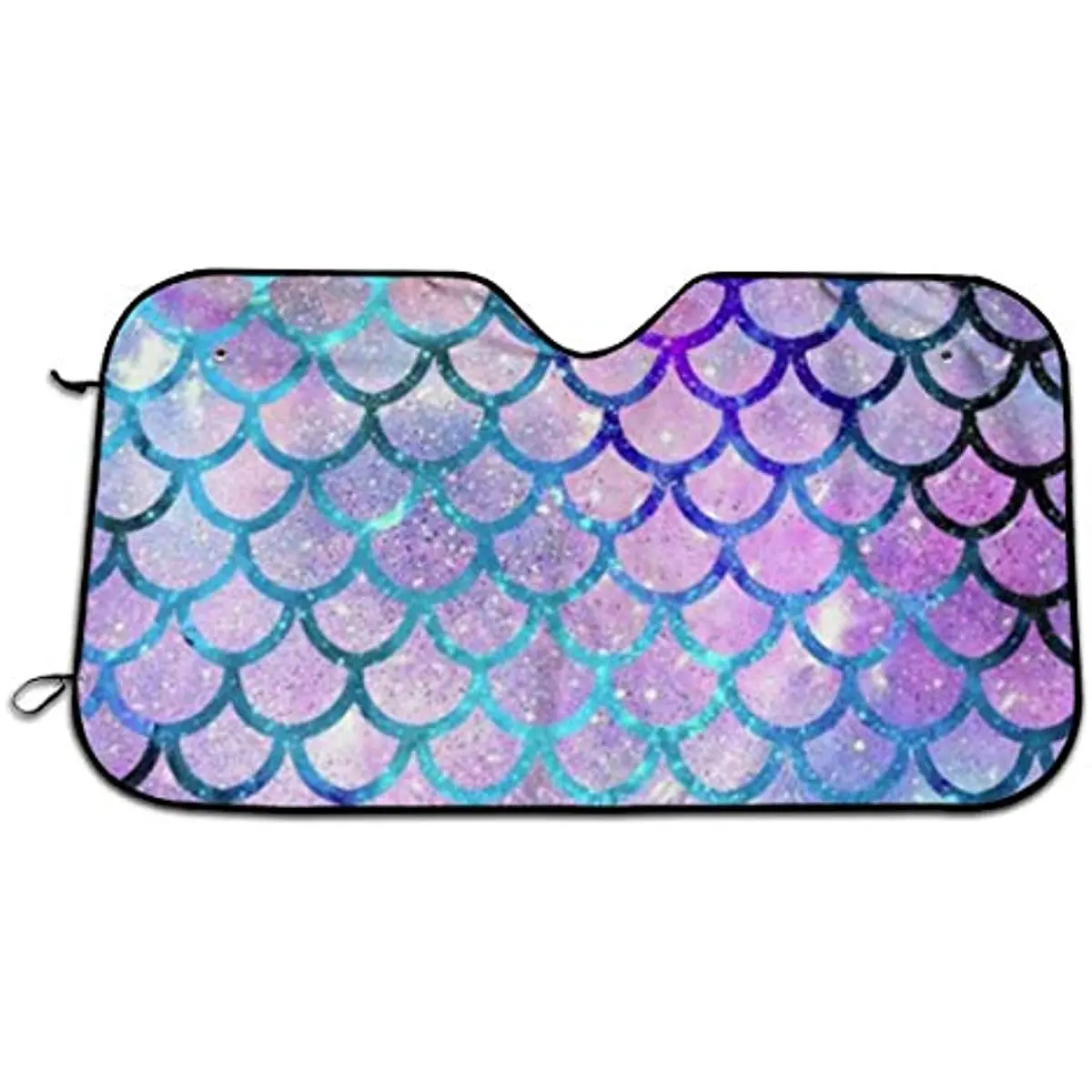 MSGUIDE Mermaid Scales Front Windshield Shade- Sunshade for Car Truck SUV-Blocks UV Rays Sun Visor Protector-Keeps Your Vehicle