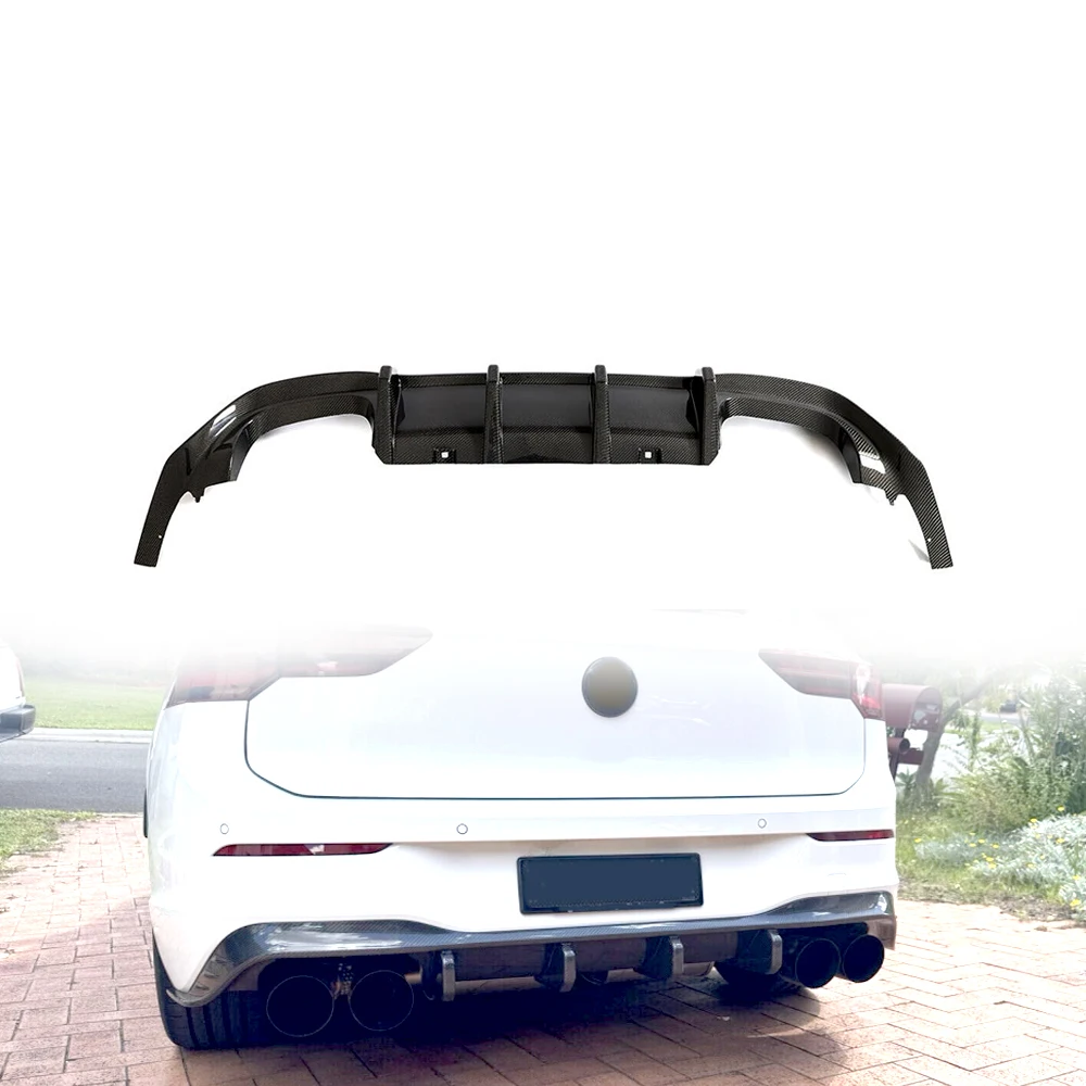 

ATV&UTVCarbon Fiber Rear Diffuser Lip Universal for VW Golf MK8 R 2021-2023