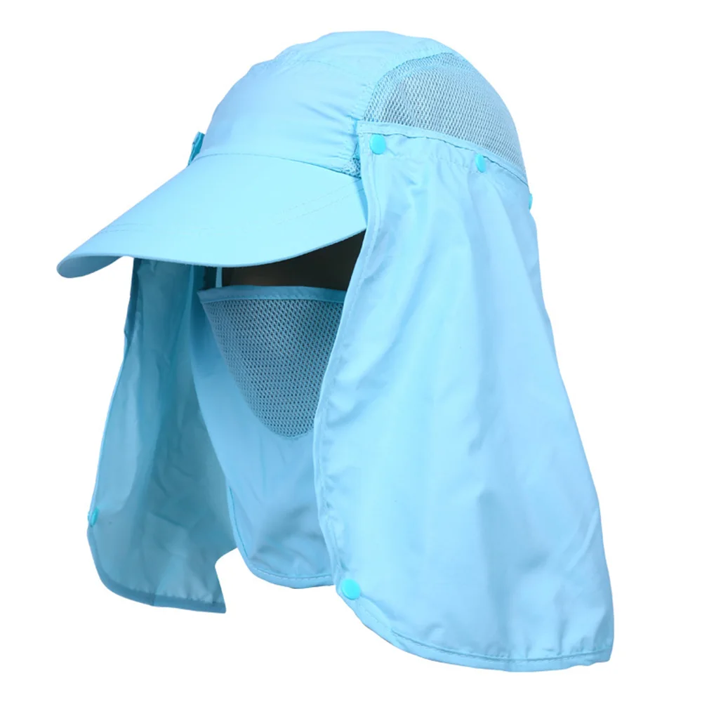 Sombrero de pesca con protección solar UV para hombre y mujer, gorra de béisbol transpirable con protección UV para el cuello y la cara, ideal para