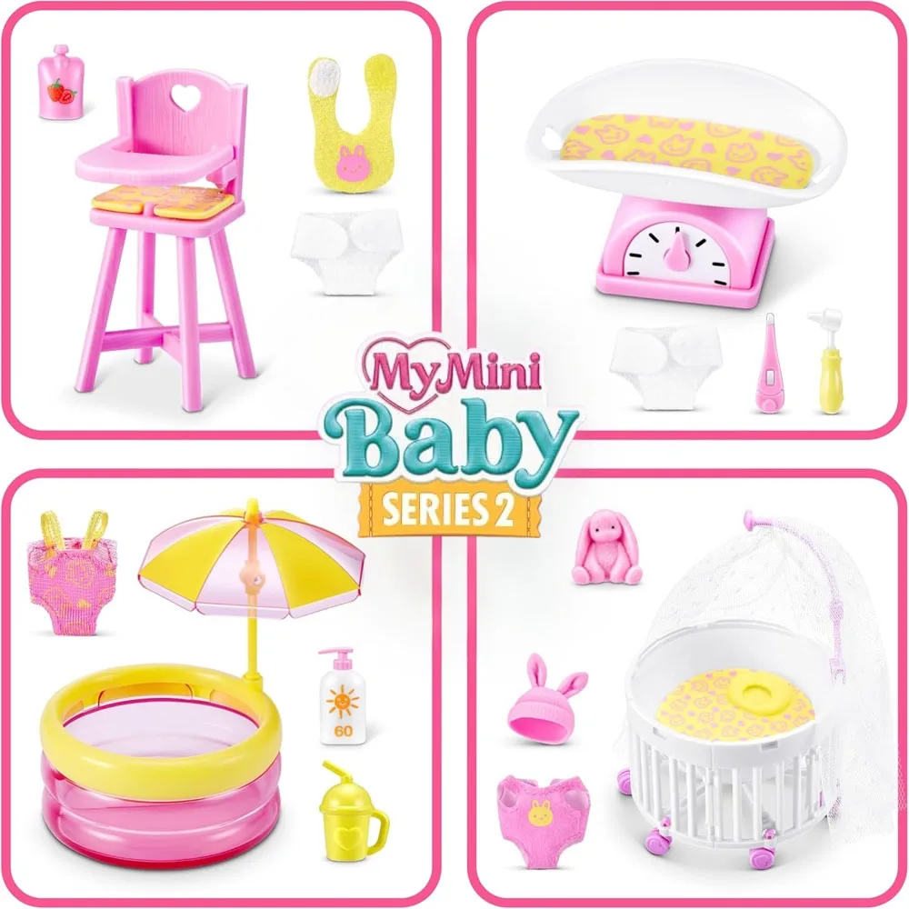Zuru  My Mini Baby 2  5 Surprise Collectible Mystery Capsule for GToy  Clothing and  Accessorise Silicone Baby Collectible view 4