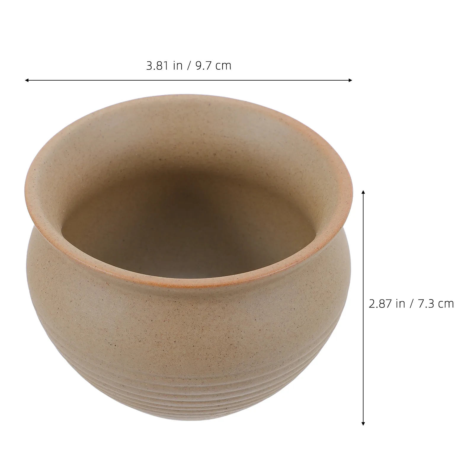 Compact Ceramic Flower Pot for Succulents Bonsai Small Indoor Plants Rustic Design Desktop Windowsill Shelf Garden Decorative