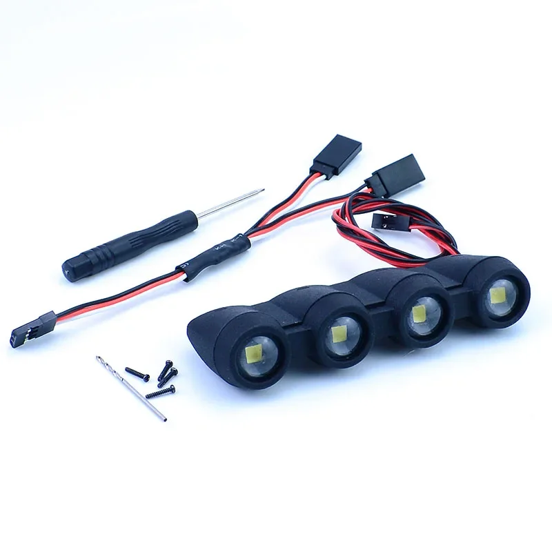 For 1/7 Hyper Go MJXRC 7303 C3 RC Cars Truck MJX Simulation Front Spotlight Hood Light