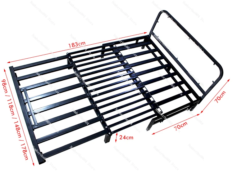 Multifunctional Dual-purpose Folding Sofa Bed Hardware Three-section Pulling Hidden Bed Frame