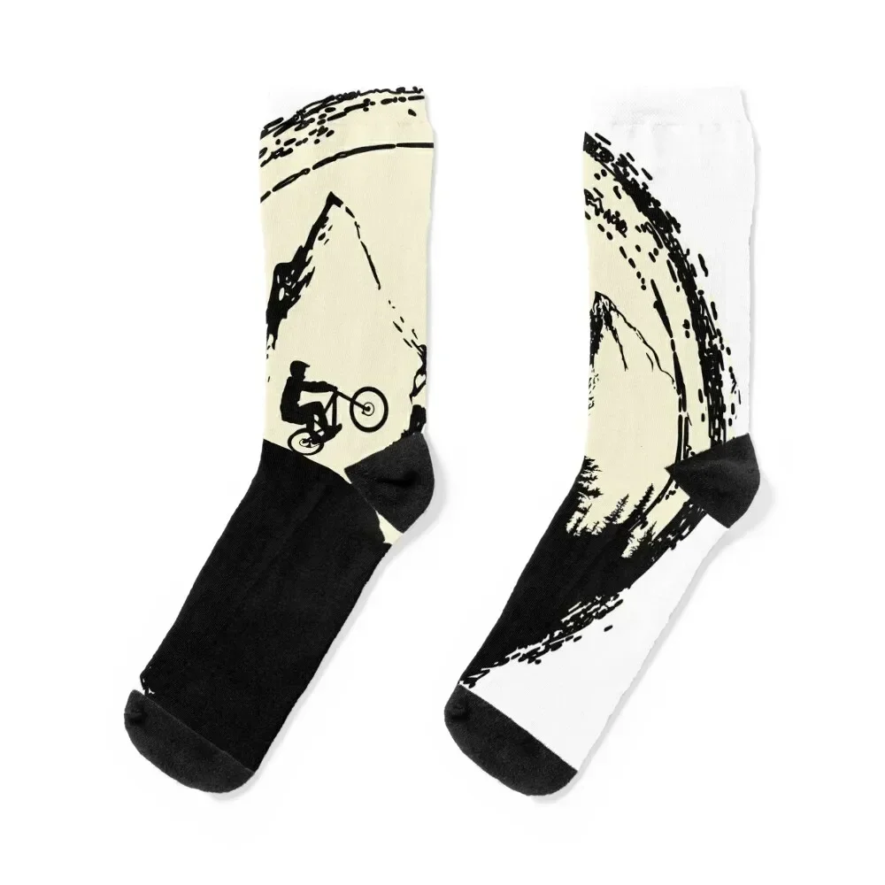 

MTB Downhill Socks cute with print set luxe Luxury Woman Socks Men's essential aesthetic Heating sock Ladies Socks Men's