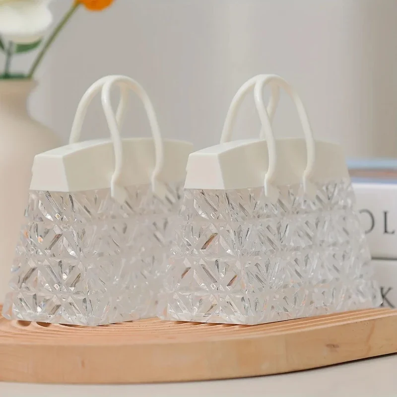 Portable Purse Night Light - Rechargeable Cordless LED Lamp for Travel & Bedroom Ambiance