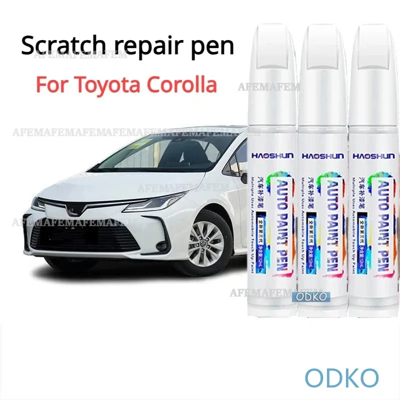Car Paint Repair Pen Dark Blue Mica Paint Scratches Repair Tool Super White Toyota Corolla  Paint Pen For Toyota Corolla