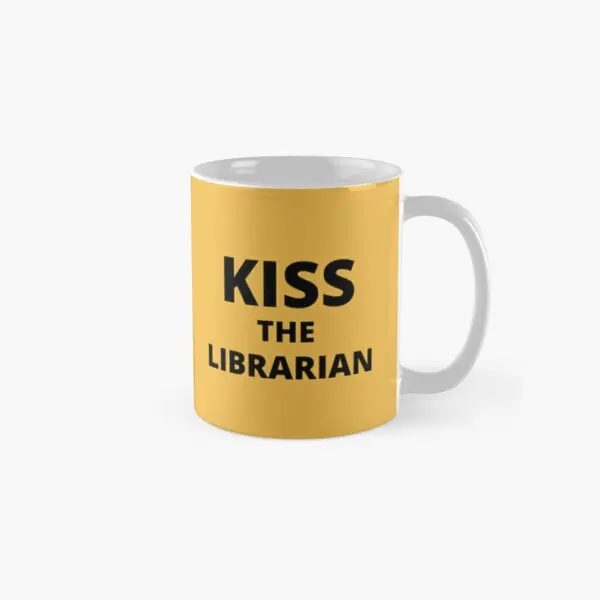 Kiss The Librarian Buffy The Vampire S  Mug Coffee Drinkware Simple Printed Design Photo Gifts Picture Cup Image Tea