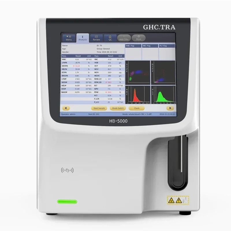 

Analyzer Clinical Analytical Instruments Hospital Laboratory 5-Diff Blood Analysis Equipment Hematology