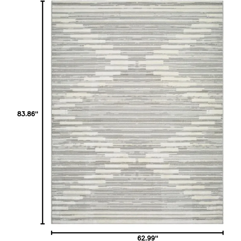 Maguire Moroccan Machine Woven Area Rug, 5'3