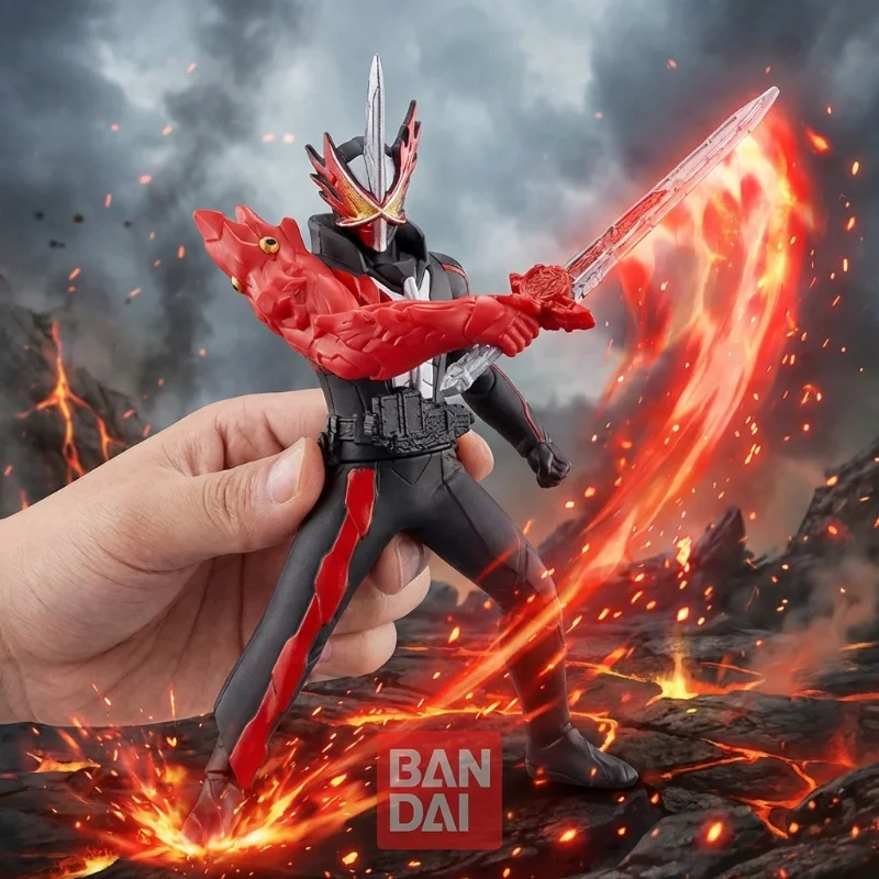 

Bandai Kamen Rider Gotchard Ninja Upgrade Form Action Figure Ultimate Hero Battle Doll for Boys Epic Cosplay Adventure Toy Set