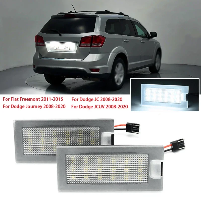 

Освещение номерного знака для Fiat Freemont 2011-2015/Dodge Journey/JC/JCUV 2008-2020, 2 шт.