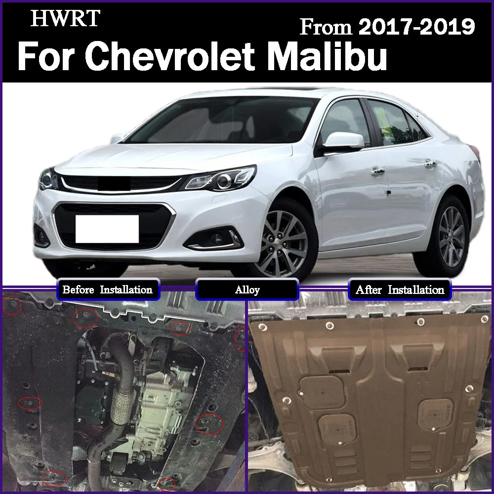 

Engine Chassis Shield Splash Bottom Protection Board Car Accessories Under Cover For Chevrolet Malibu‌ 2017-2019 1.5T