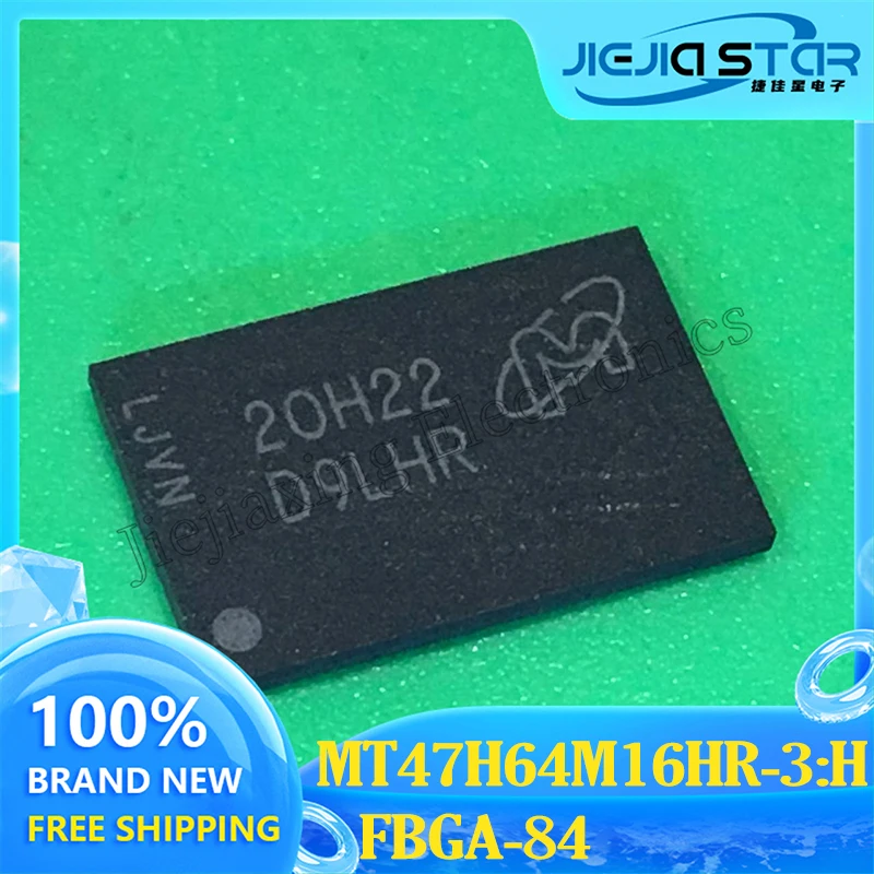 MT47H64M16HR-3:H MT47H64M16 Part Mark D9LHR 100% Brand New Original DDR2 Chip IC Spot Electronics