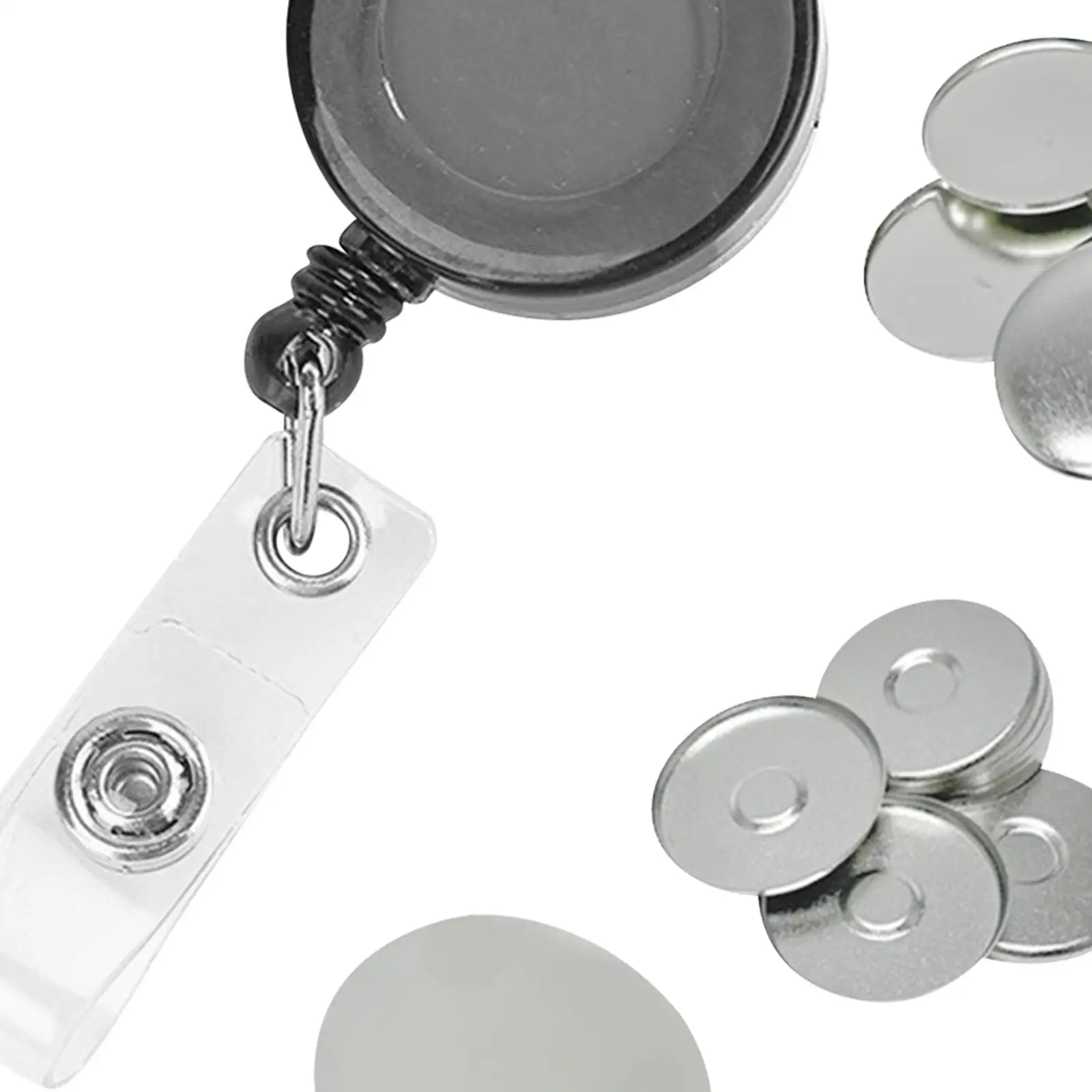 10 Pieces Retractable ID Badge Holder Key Chain for Employee Doctors Teacher image 5