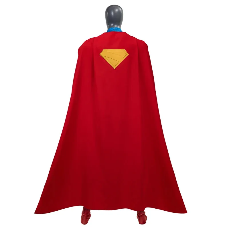 

Cy2025 NEW Super Man Cosplay Krypton Costume Superhero Spandex Zentai BodySuit & Cape Costume Outfit Halloween Costume Adult