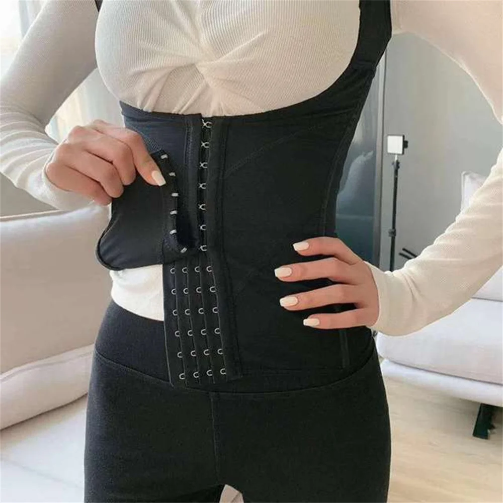 Breasted waist waist waist waist waist waist waist waist waistcoat postpartum shapewear vest underwear lift hip women corset tig