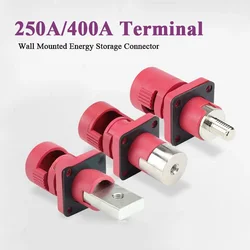 250A 400A Energy Storage Terminal Through Wall Lithium Battery Connector 200A Copper Internal/External Threaded Terminal Post