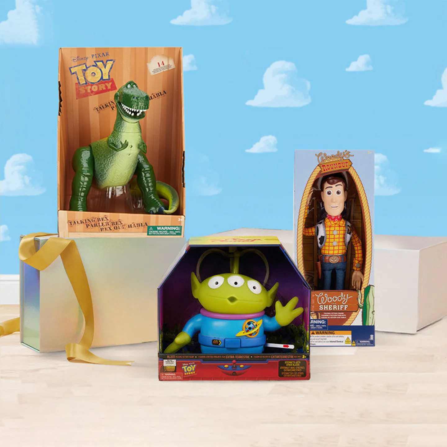 

Original Disney Toy Story Woody Voice-Activated Doll Trendy Garage Kit Desktop Ornament Decoration Toy Boy Birthday Gift For Fan