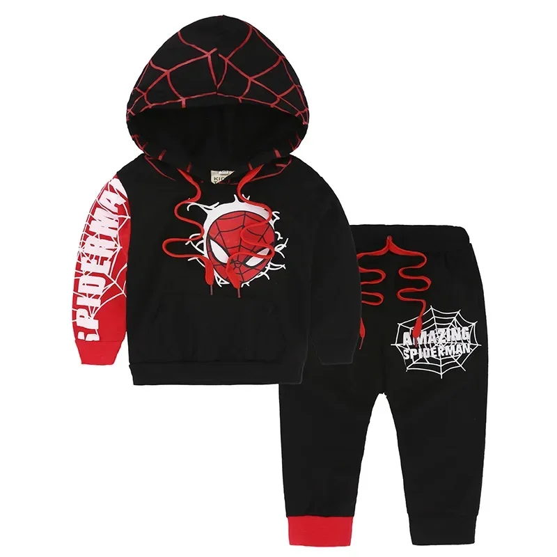 Spiderman neonati maschi Set di abbigliamento tute sportive per ragazze ragazzi vestiti primavera Spider Man Cosplay costumi per bambini tute per