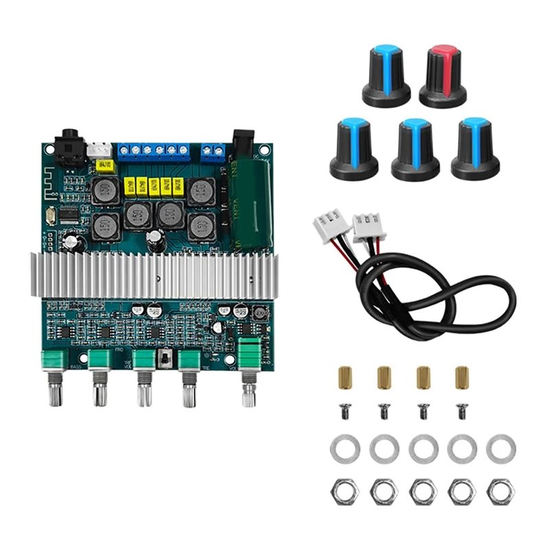 

Alternative 3116 Bluetooth 5.0 Subwoofer Amplifier Board 2.1 Channel High Power 12-24V