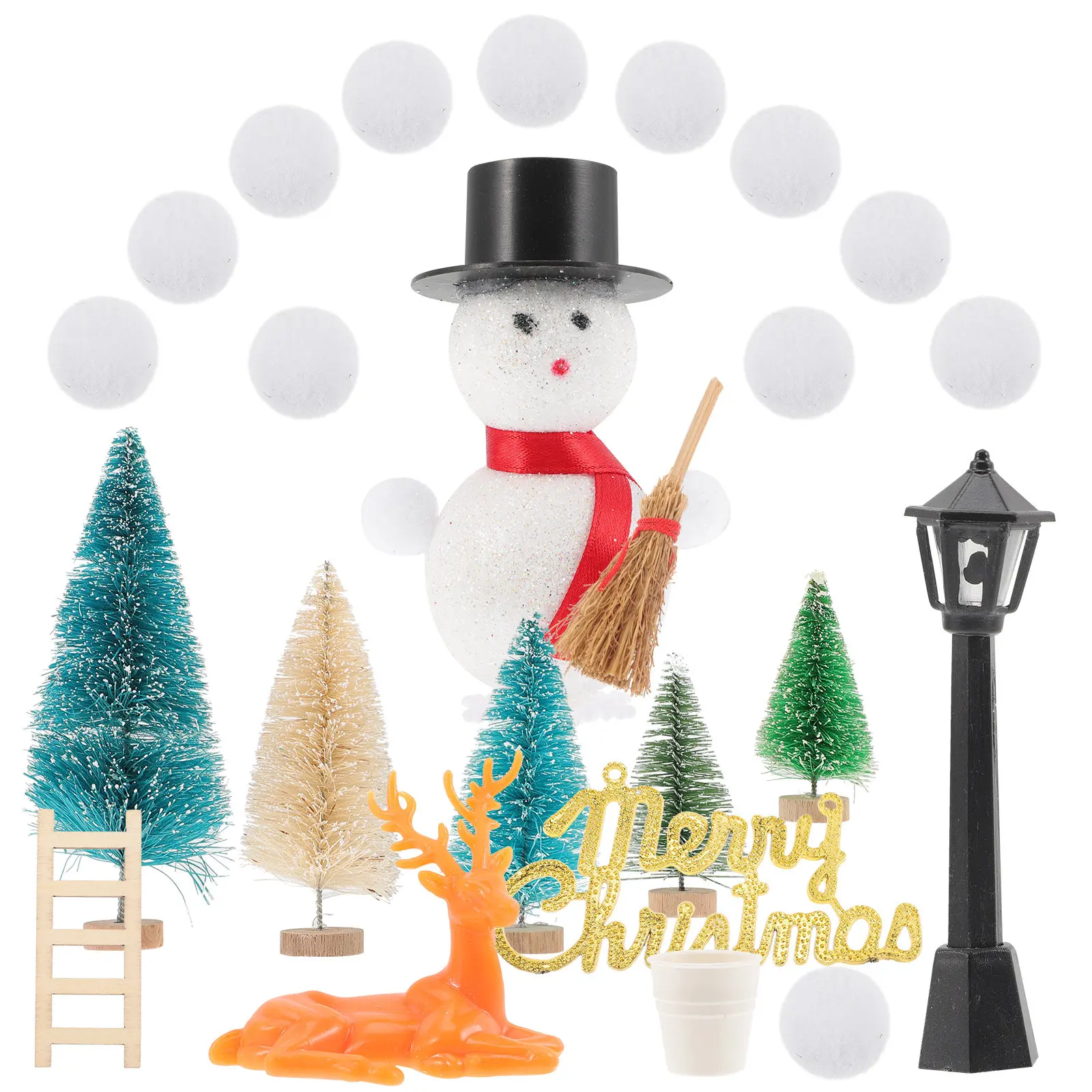 DIY Snowman Ornament Craft Kit – Christmas Tree Decoration for Home, Living Room, Bedroom, Kitchen & Holiday Party