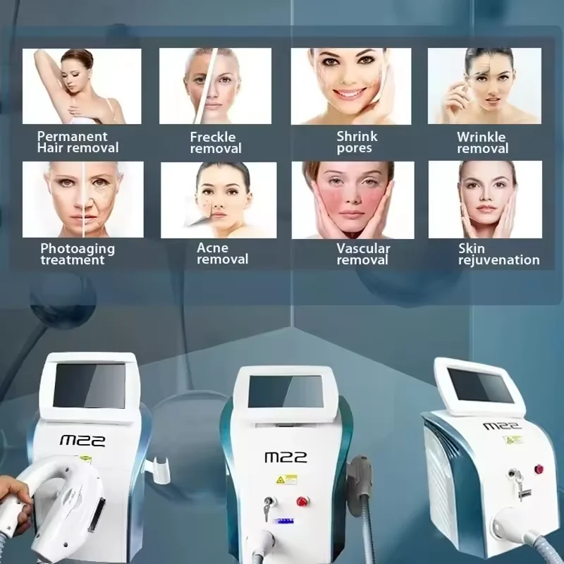 Factory Direct 2026 M22 Pulsed Light Hair Removal Machine IPL OPT Skin Regeneration Acne Vascular Treatment Pigments M22 IPL Hai