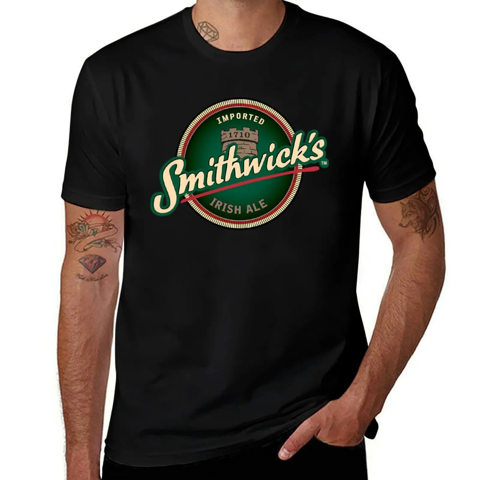 

smithwick Beer T-Shirt printed t shirts for man man graphic t shirt man t shirts high quality luxury brand T-shirt