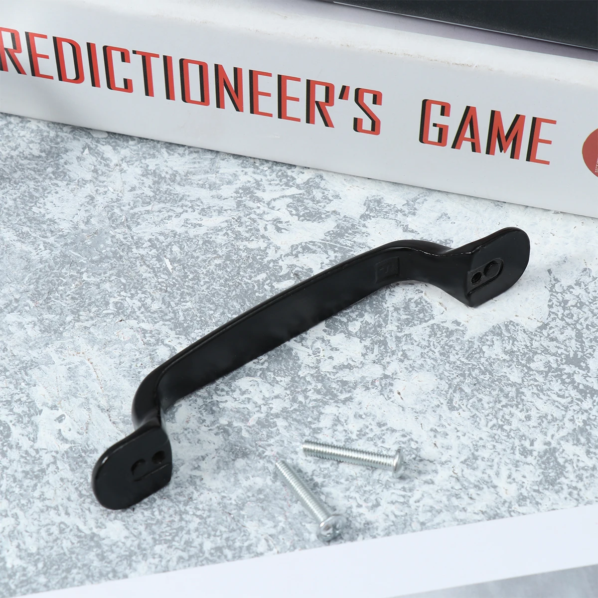 

4 pcs Small Pull Handles Black Drawer Closet Door Kitchen Cabinet Metal Furniture Hardware Aluminum Durable Vintage