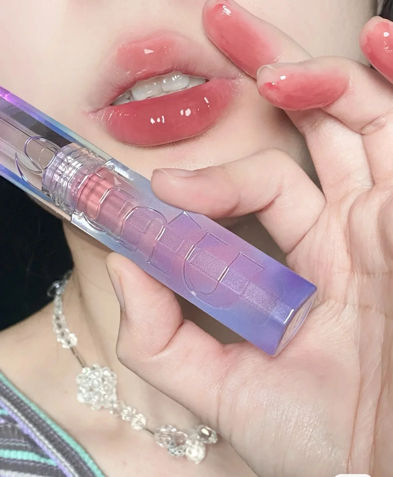 YY Floating Paradise Mirror Lip Lacquer Glass Lip Gloss Glossy Water Light Lip Lacquer