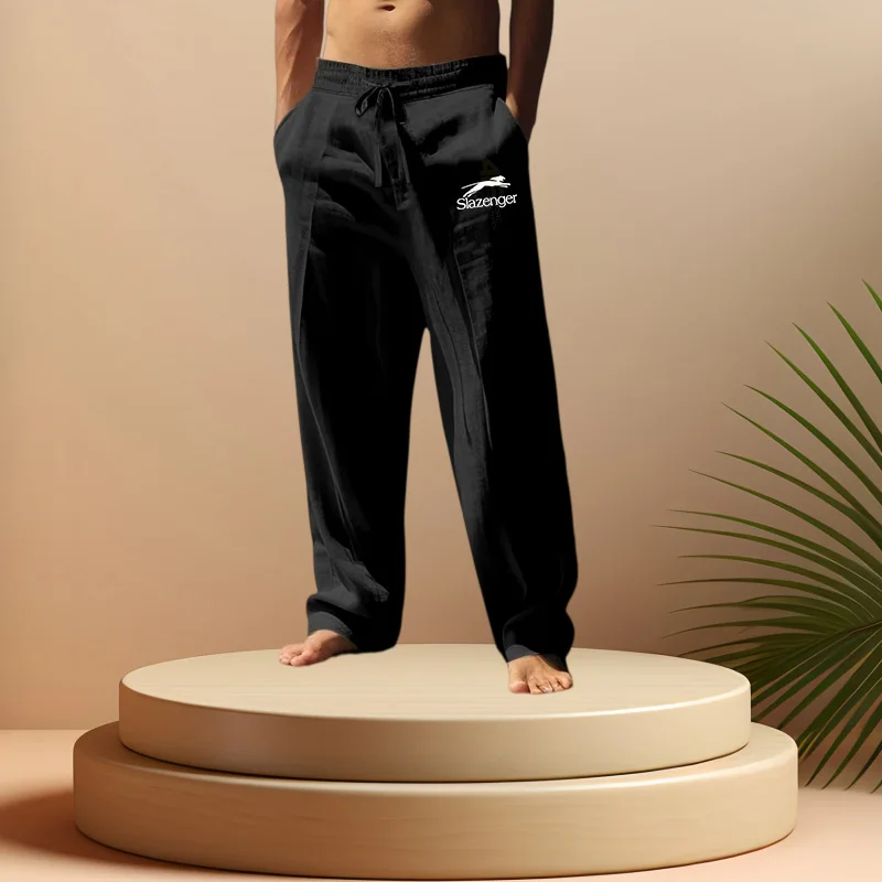 

Мужские повседневные спортивные хлопковые брюки с принтом, удобные и свободного кроя, подходят для всех сезонов, идеальный подарок на День отца.