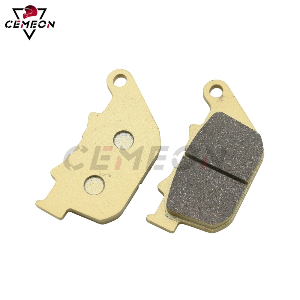 For XL50 50th Anniversary Sportster 2007 XL883 Sportster STD 04-08 XL883C Sportster Custom 04-10 Motorcycle Rear Brake Pad