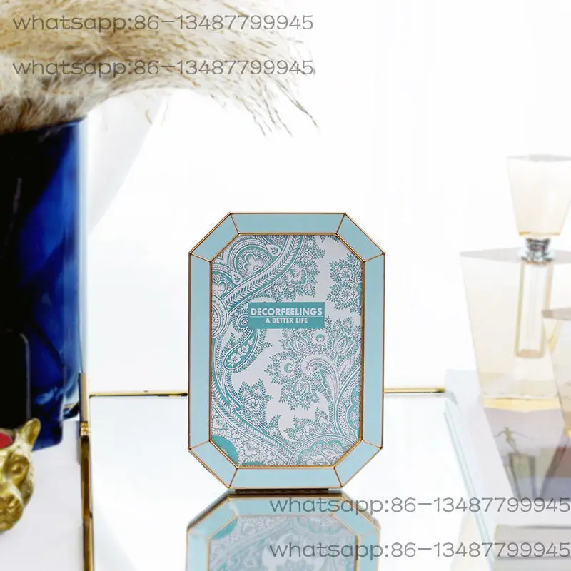 Light Luxury Metal High-end Sense 6 Inches 7 Inches Creative Decoration Creative Like Frame Wedding Photo Photo Frame Table