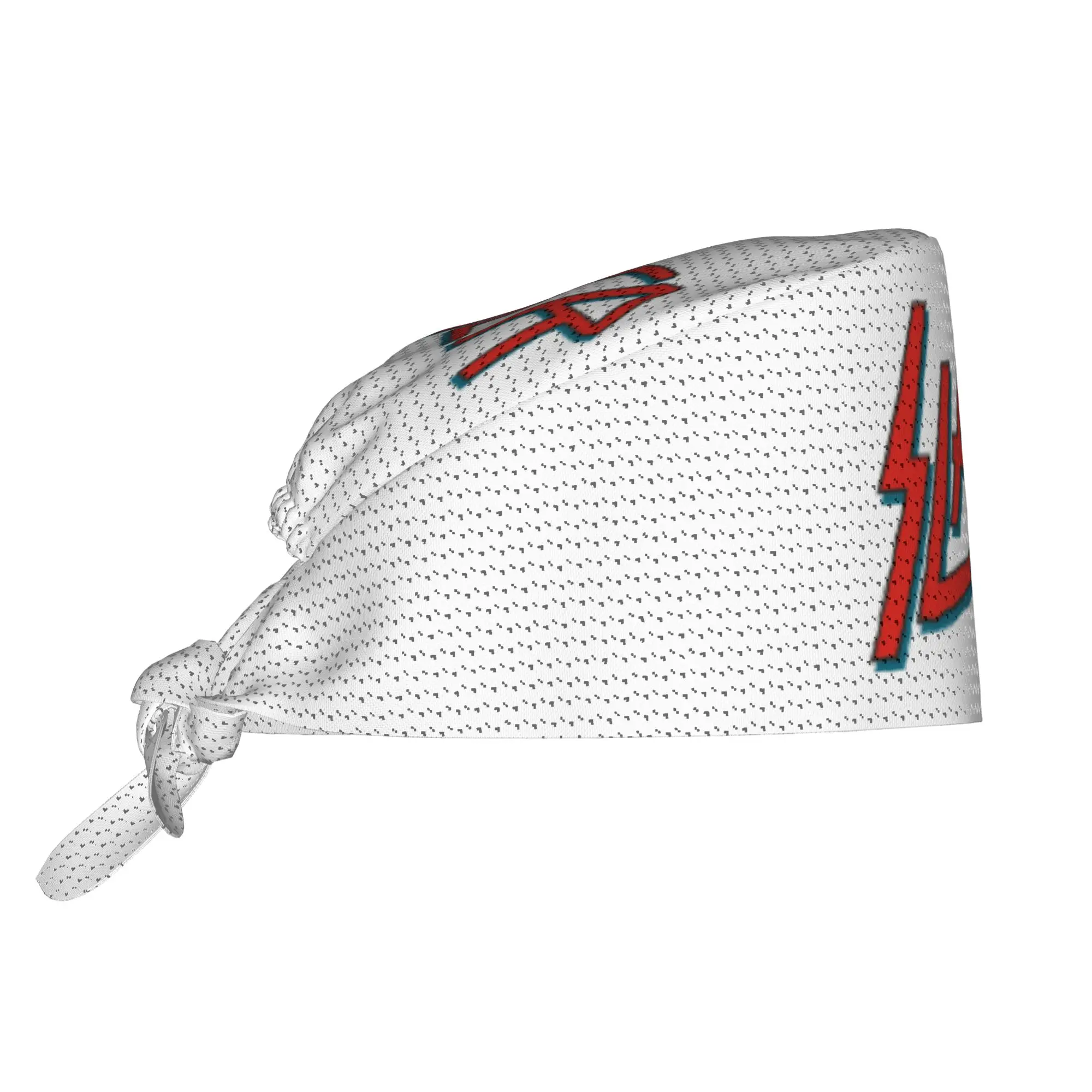 Slayers Heavy Metal Rock Letter Cleaning Working Cap Comfortable Blood Flower Scrub Cap Surgicals Hat Nurse Scrubs Hat Dentist